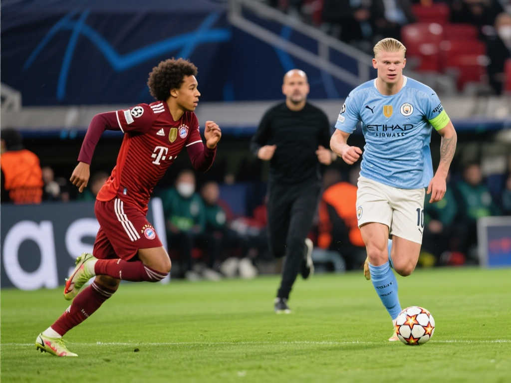 拜仁与曼城的欧冠巅峰对决